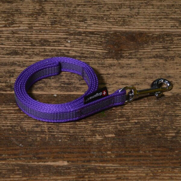 dogsmart gummierte Leine 2 Meter violett