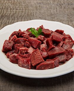 Rinder Herz gewürfelt lose 500gr buon viando