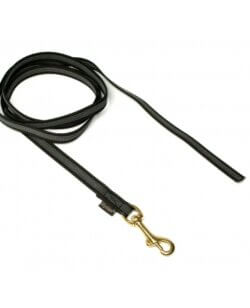 Mystique® Gummierte Leine 10Meter schwarz